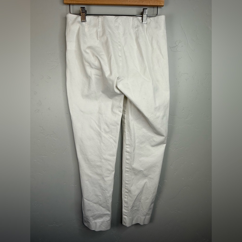 Lilly Pulitzer Cropped White Pants Size 4 - Picture 4 of 14